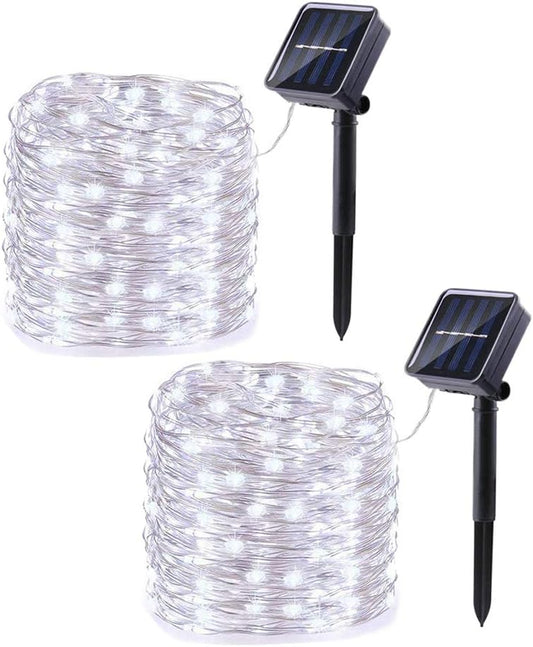 Lomotech Solar String Lights, 200Led (2PK)