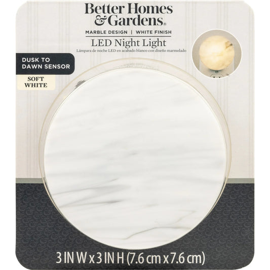 Better Homes & Gardens Led Night Light Marble Design