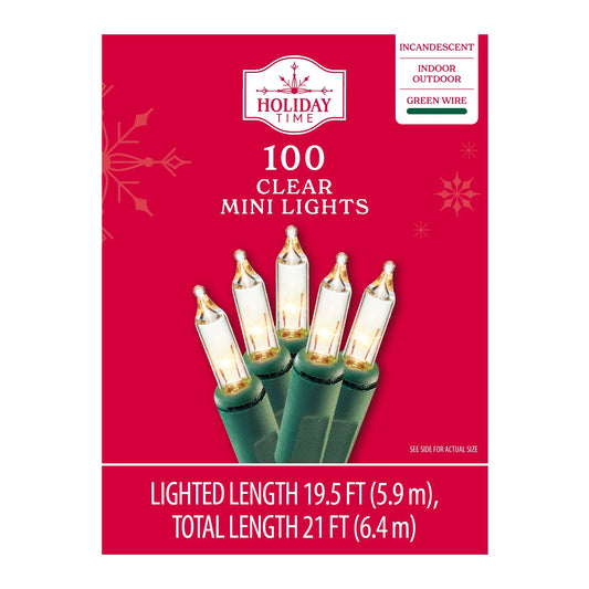100 Multicolor/ Clear Mini Lights