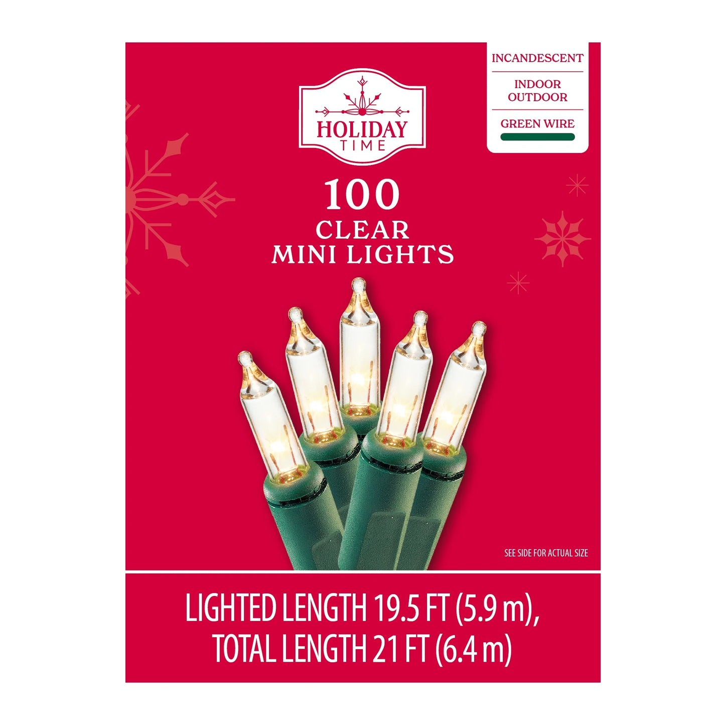 100 Multicolor/ Clear Mini Lights