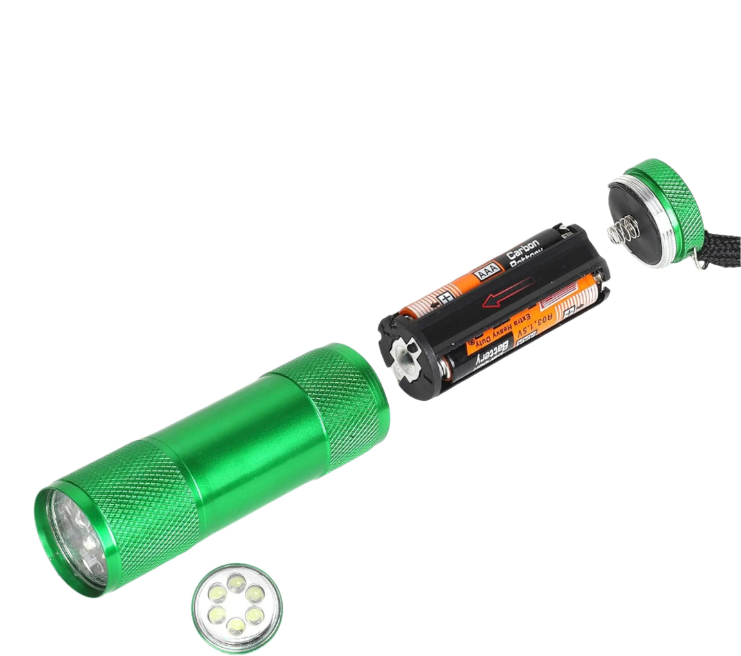 6-Led Flashlights (Batteries included)