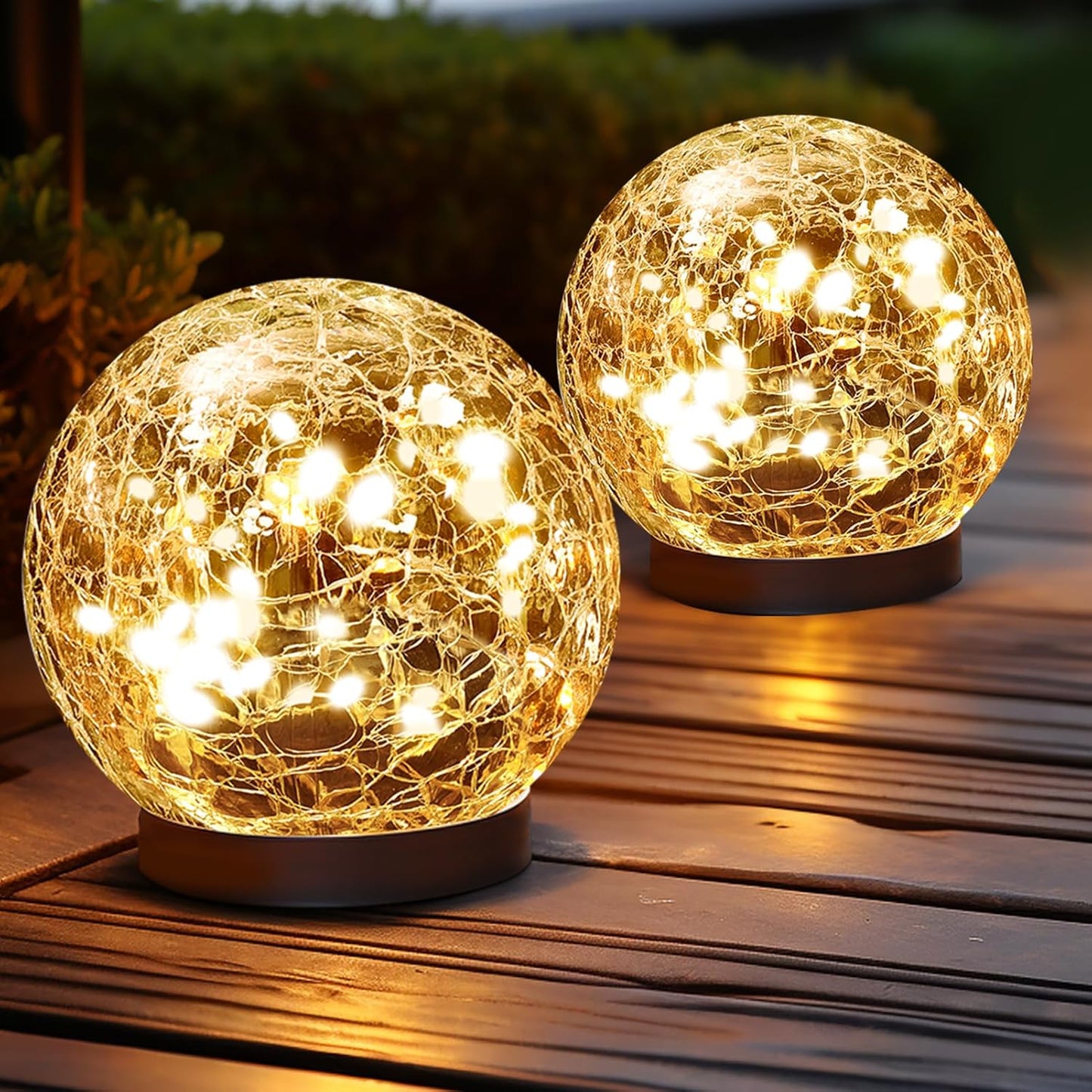 Solar Globe Lights (2pcs)