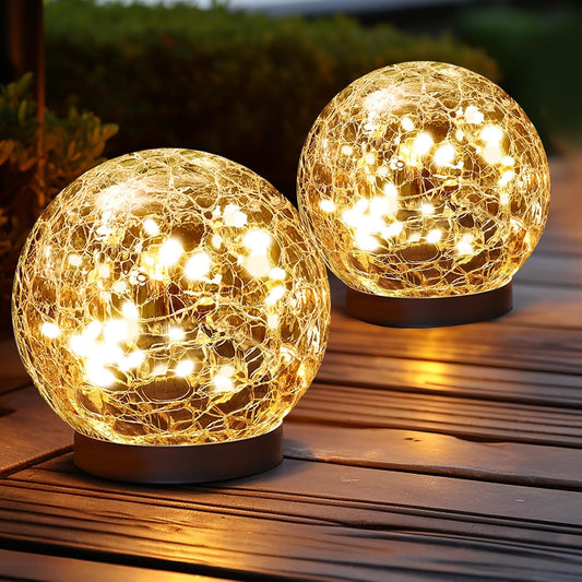 Solar Globe Lights (2pcs)