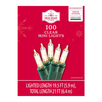 100 Multicolor/ Clear Mini Lights