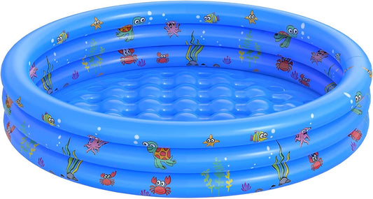 3-Ring Kids Inflatable Swimming Pool