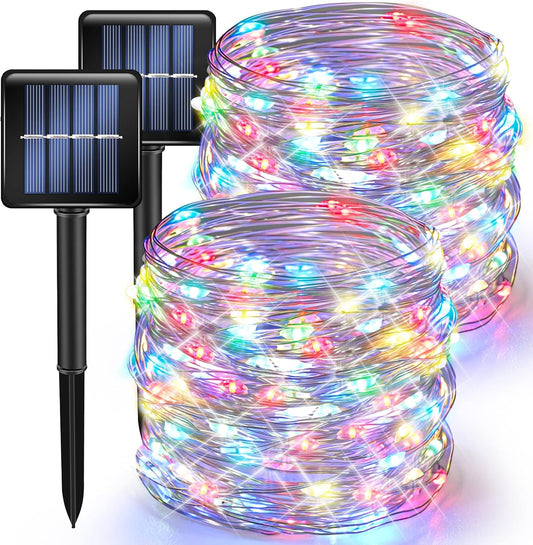 Solar Fairy Lights Multi Color (2pk)